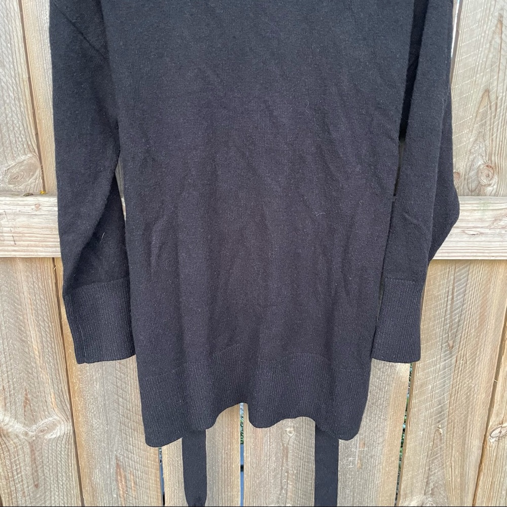 Anthropologie Ett twa Sweater black long New belt - Picture 3 of 5